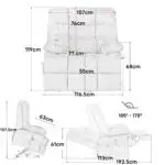 9505 bariatric lift recliner — view 6